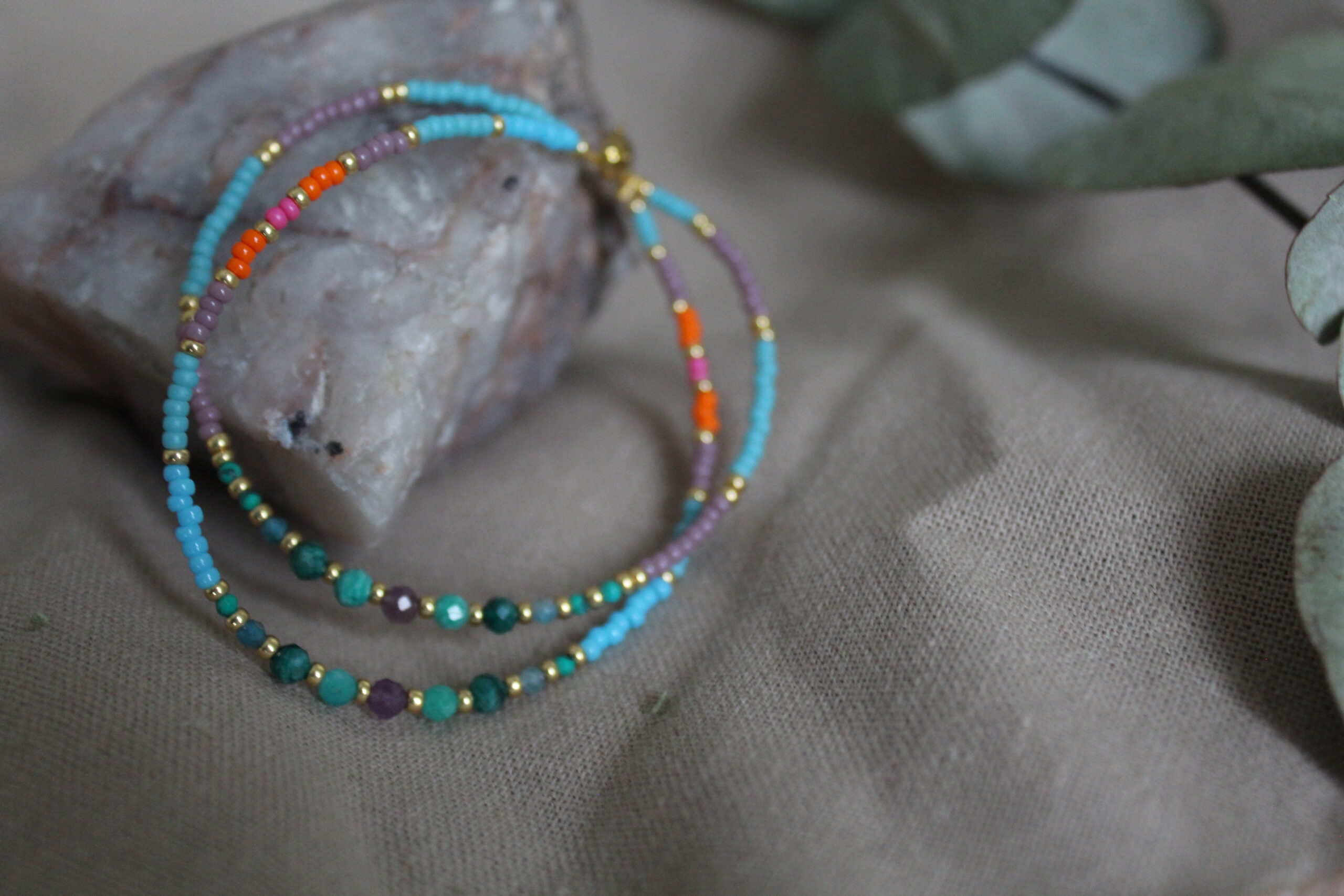 bransoletka na rękę podwójna