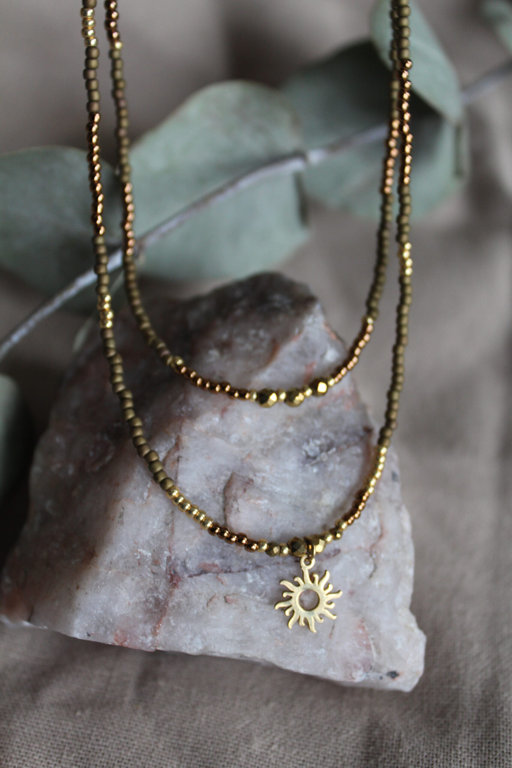 naszyjnik słońce stal nierdzewna