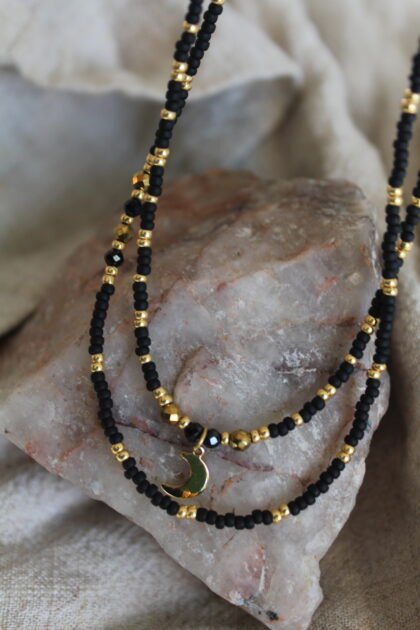 naszyjnik turmalin księżyc